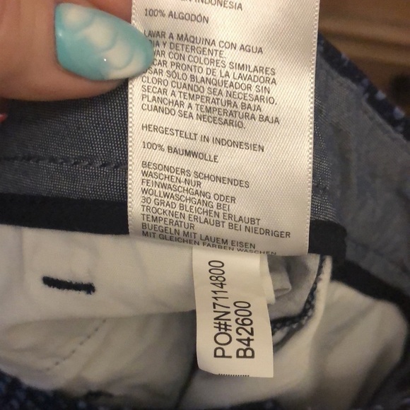 Nautica Men’s Shorts “A Bit Trimmer” NWT Blue Size 34 Cotton - Picture 13 of 14